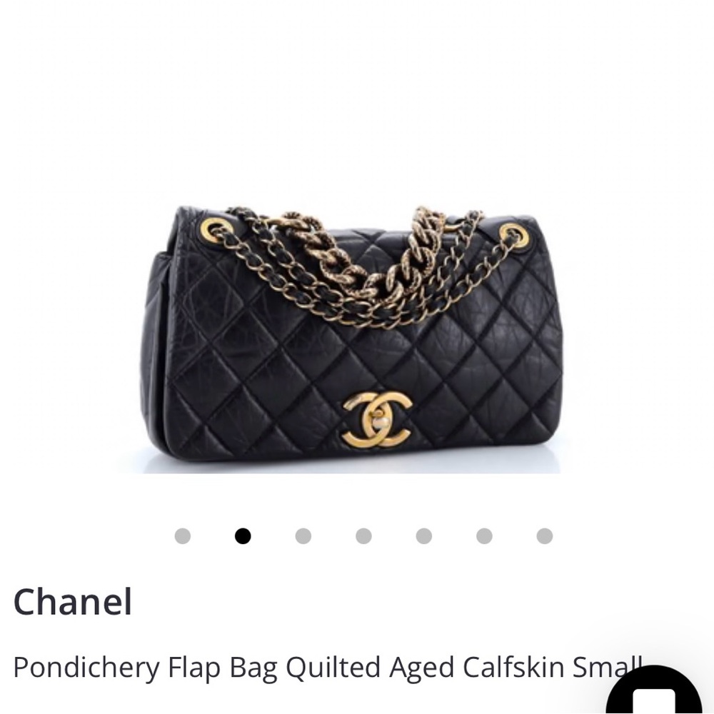 Chanel Black Quilted Calfskin Shoulder Bag